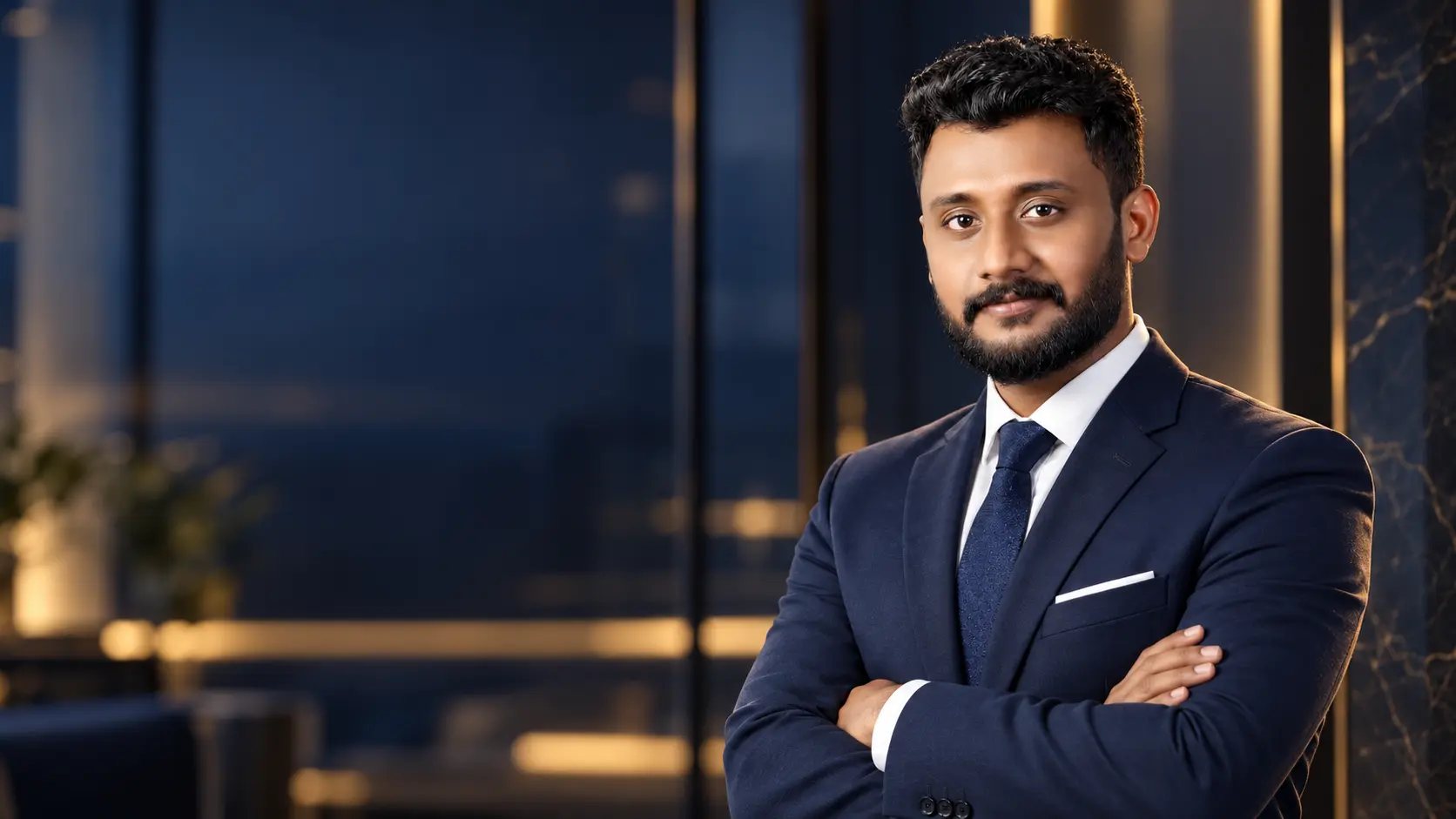 Bollam Rishithej — Executive office portrait